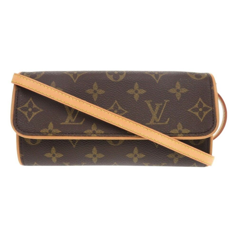 LOUIS VUITTON Authentic Brown Monogram Pochette Shoulder Bag